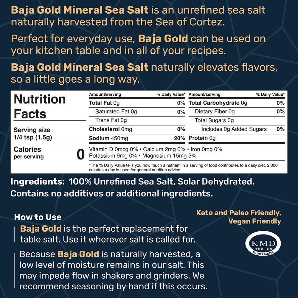 Baja Gold Sea Salt 1lb