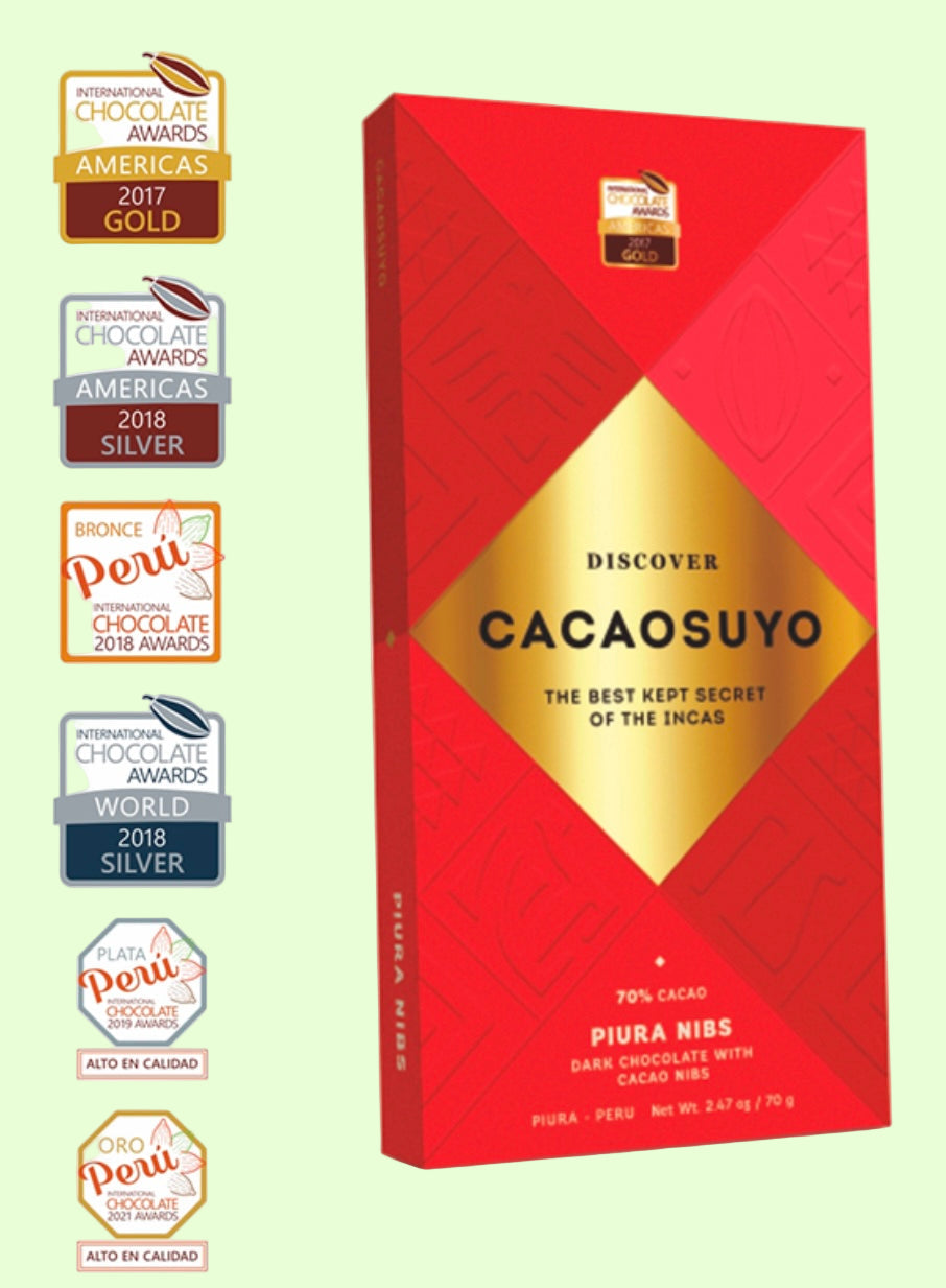 Cacaosuyo Piura Nibs 70% Chocolat Noir