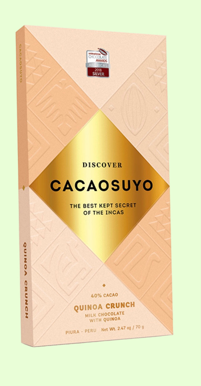 Cacaosuyo Milk Quinoa Crunch 40% de cacao