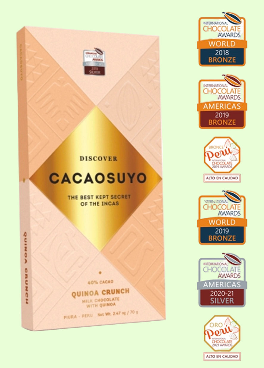 Cacaosuyo Milk Quinoa Crunch 40% de cacao