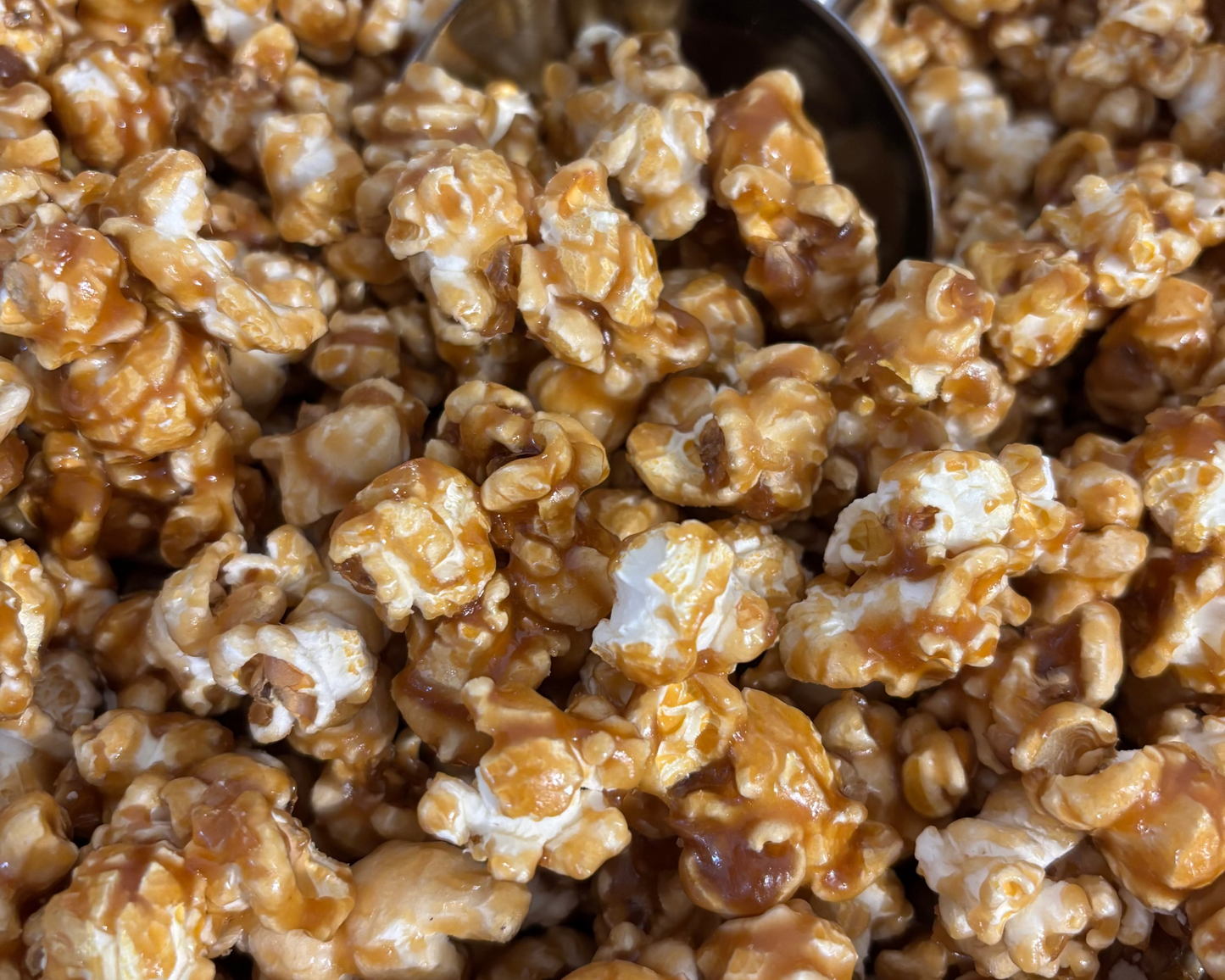 Popcorn et caramel