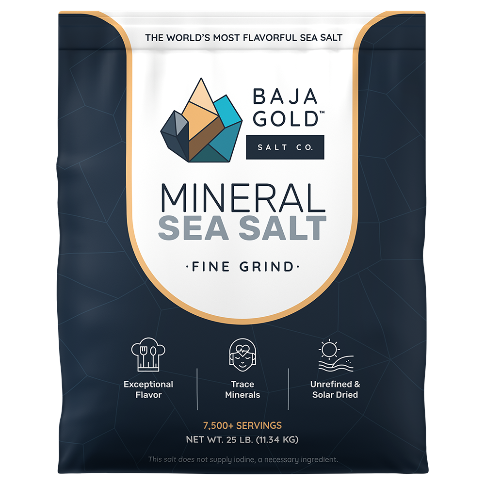 Baja Gold Sea Salt 25 lbs