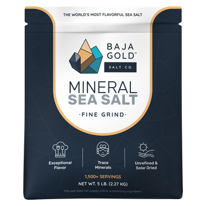 NOUVEAU : Sel de mer Baja Gold 5 lb