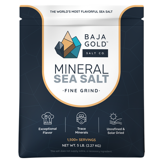 NOUVEAU : Sel de mer Baja Gold 5 lb
