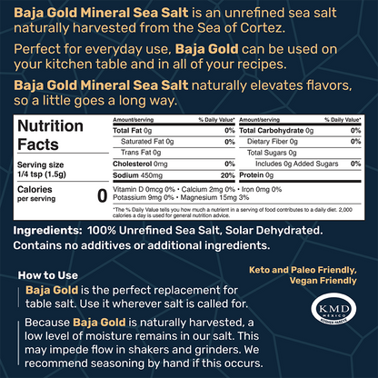 Baja Gold Sea Salt 1lb
