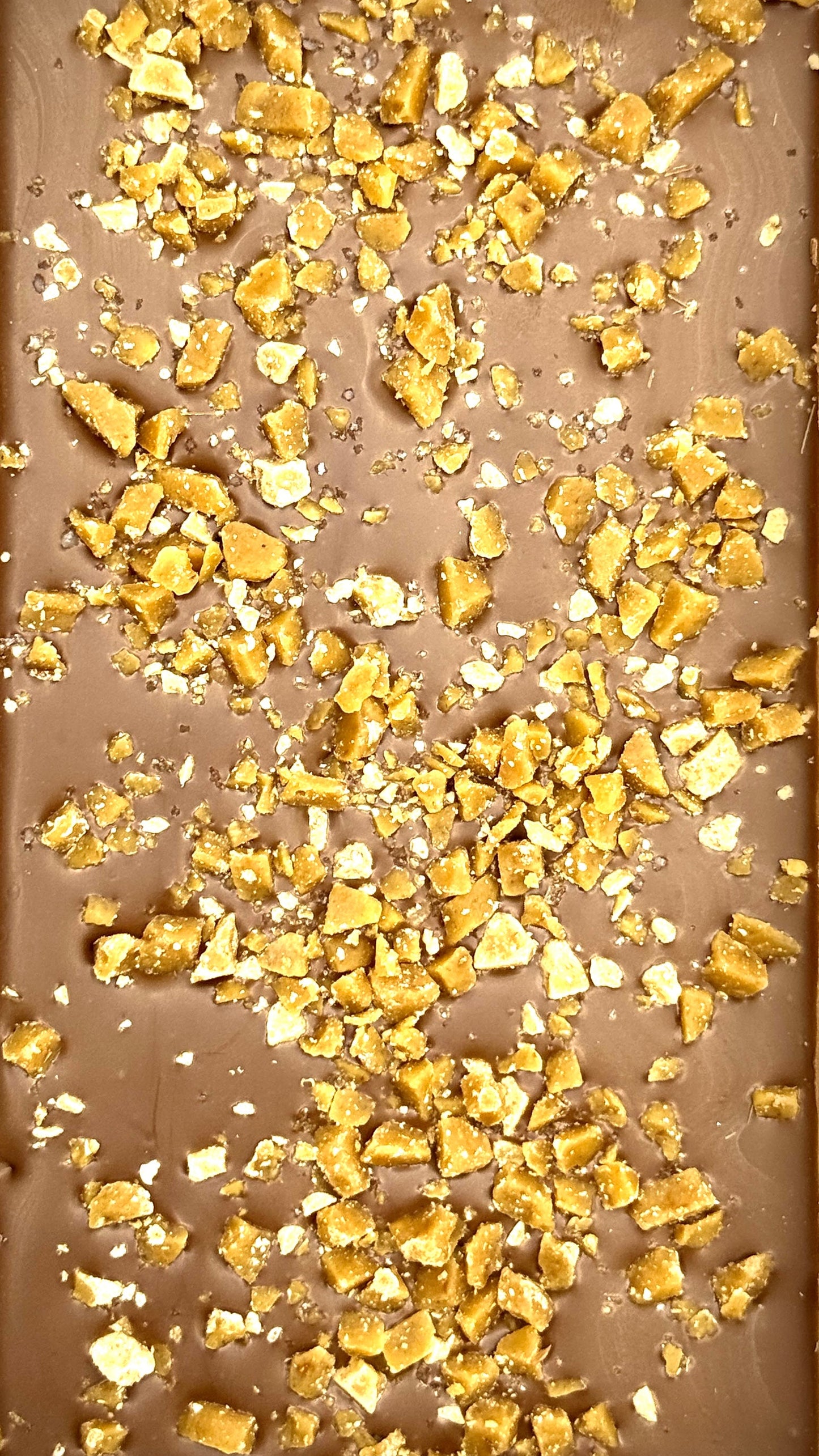 Tablette de chocolat au caramel salé