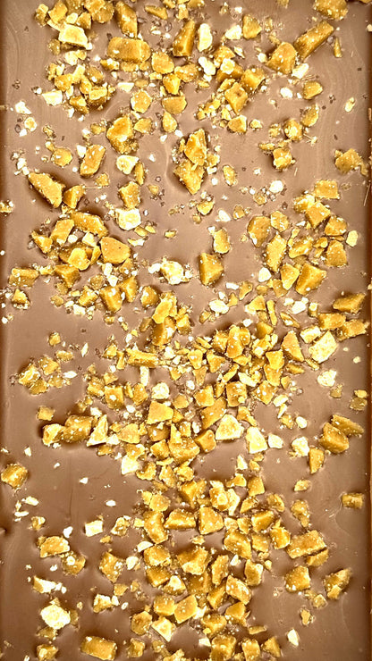 Tablette de chocolat au caramel salé